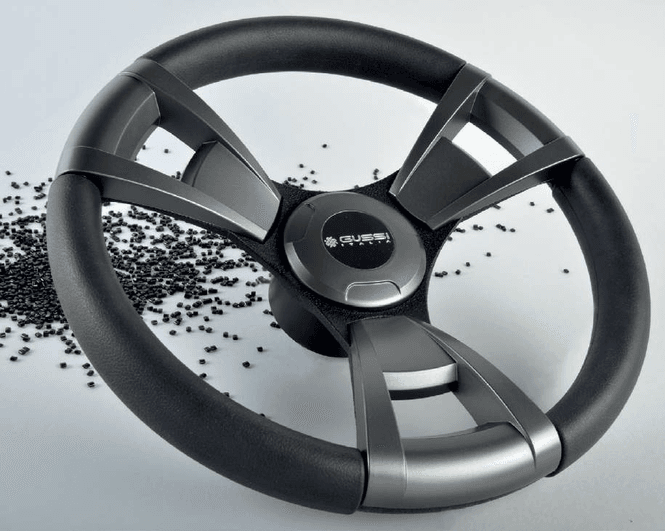 Hovedbilde Gussi ratt, modell 013, sort m/ gr?tt