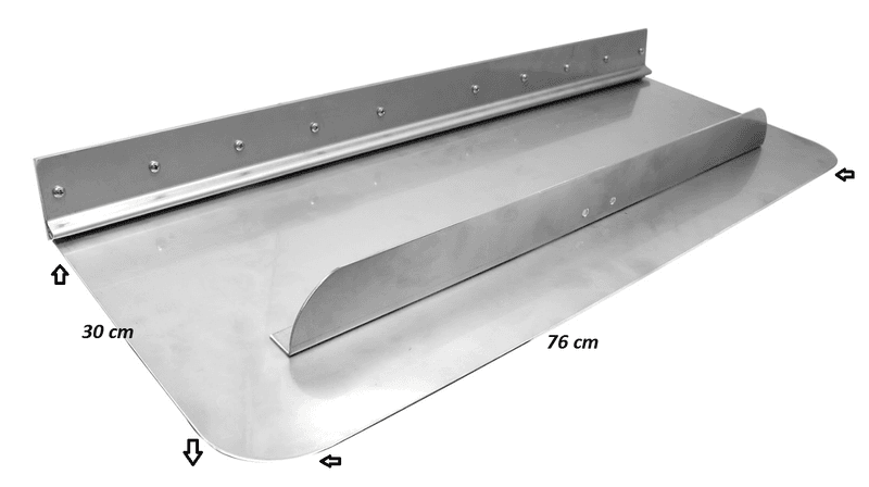 Plan med hengsel, BENNETT, 30 x 12