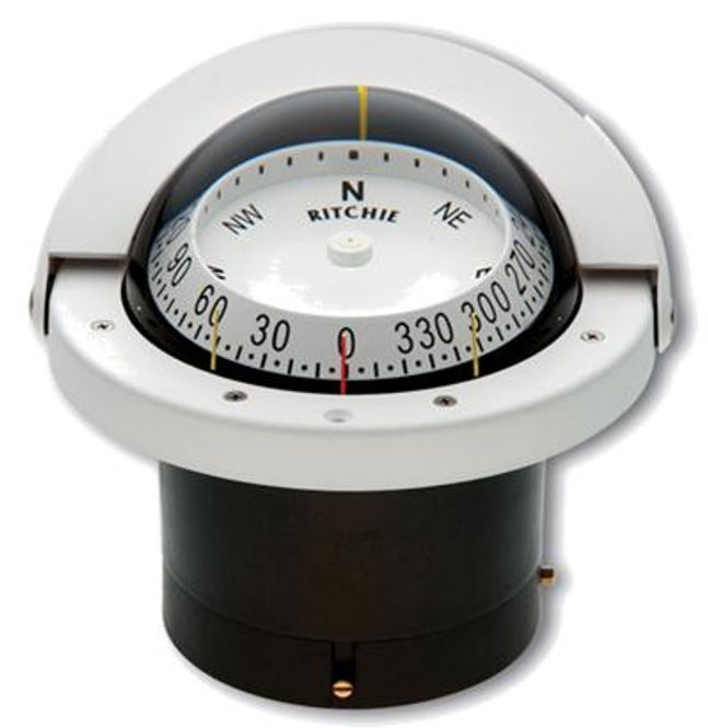 Hovedbilde Nedfellbart hvit kompass, FN203