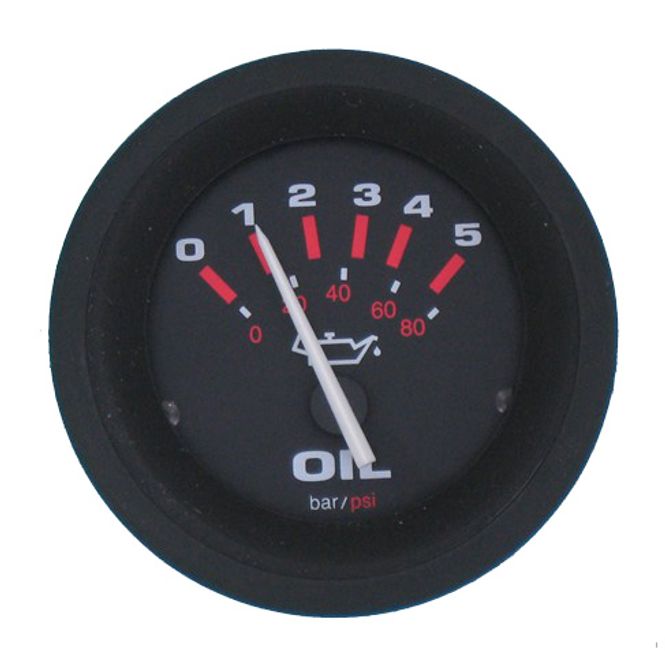 Hovedbilde Oljetrykksm?ler, 0-5BAR/0-80PSI, VDO, Veethree ...