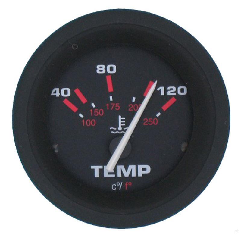 Temperaturm?ler, 40-120C, VDO, Veethree Amega 2