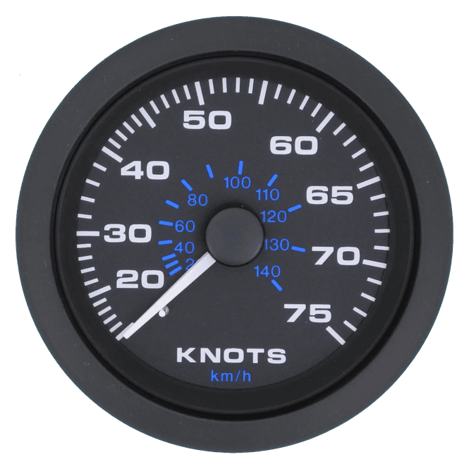 Hovedbilde Speedometer, 75Knop/140kmh, u/giver, Veethree ...