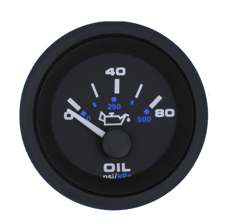 Oljetrykksm?ler, 0-80PSI/0-500kPa, Veethree Premier Pro 2