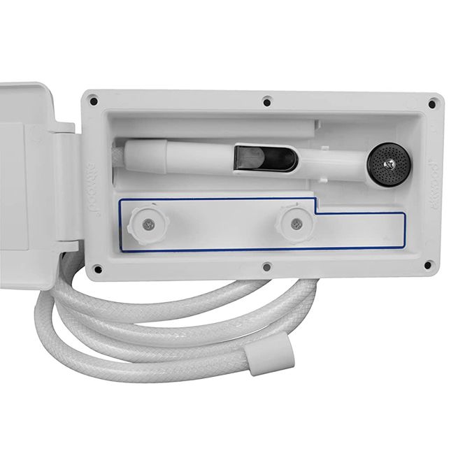 Hovedbilde Dusjanlegg, 12V, Varmt/Kaldt med dusjhode og 6 ...