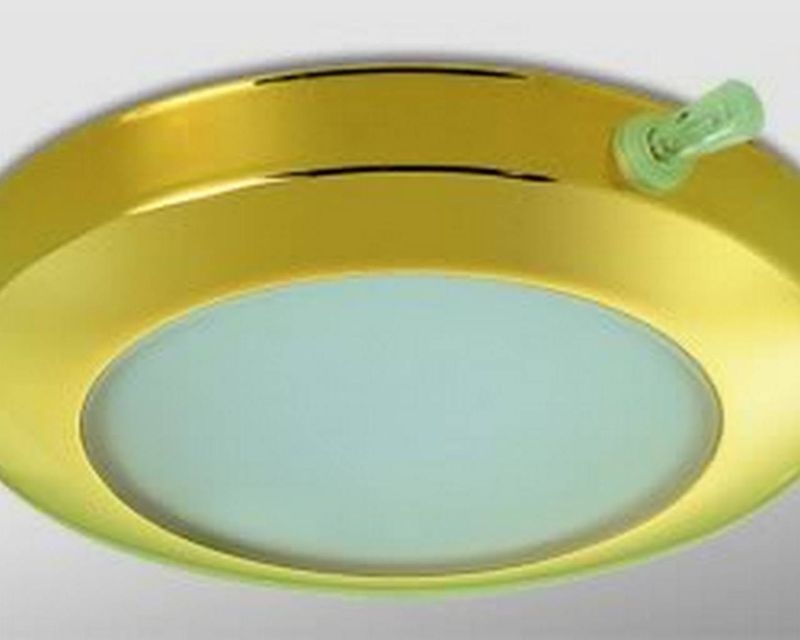 24 Karats gull belagt lampe, 