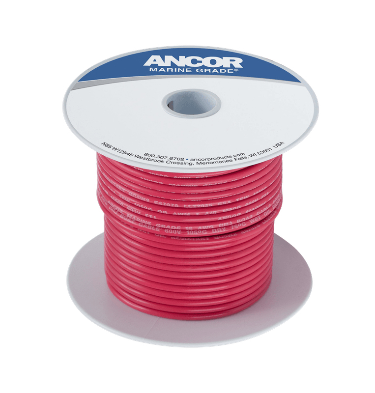 Fortinnet Marine Gradert Kobberkabel p? 0.8mm?, R?d - 10.7m