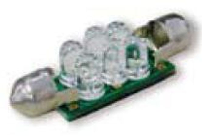 Hovedbilde 12 Volts LED festoon p?re, IKKE lanterne