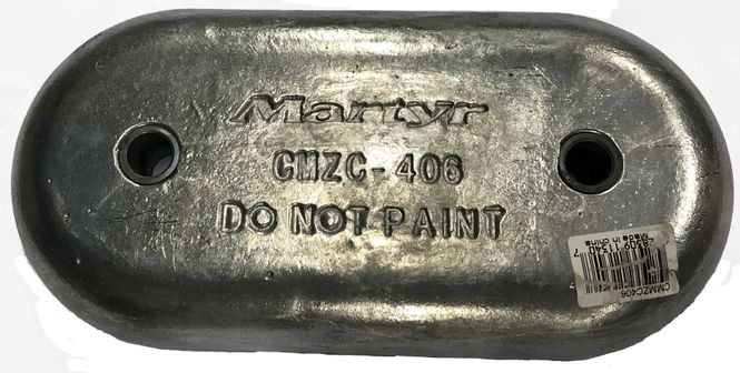 Hovedbilde Skrog anode 3,07 kg, Zink, CMMZC406