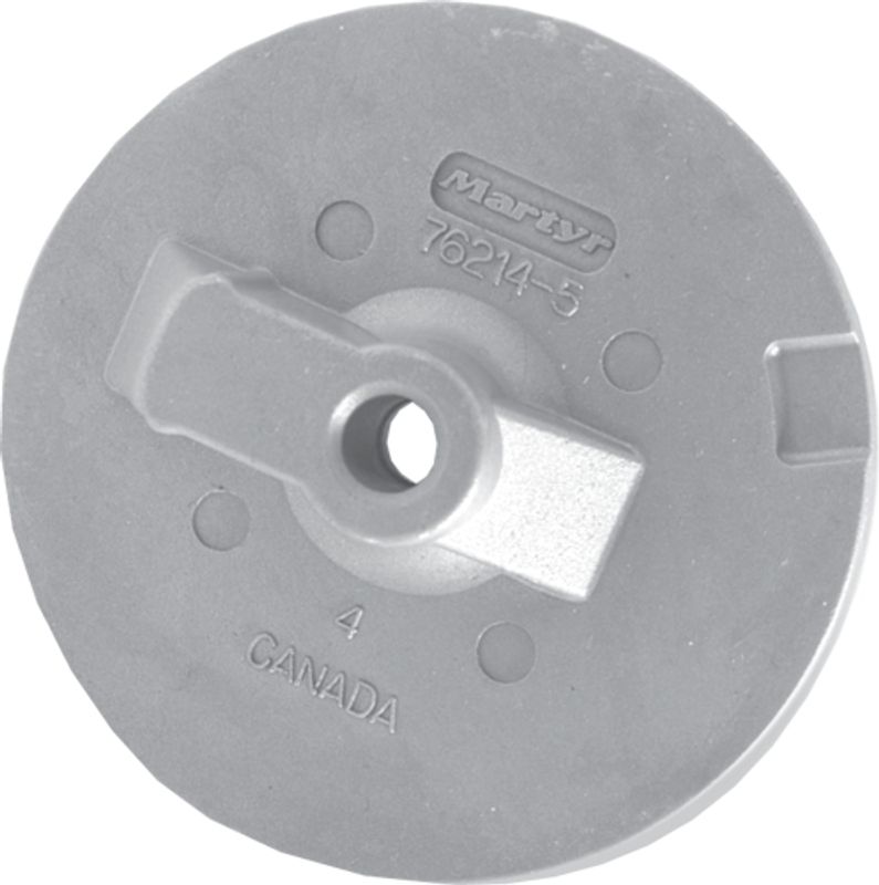 Merc trimfinne anode uten bolt, Zink 762145, CM762145Z