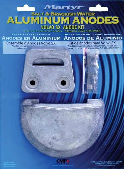 Hovedbilde Volvo Sx /DP-SM Anodesett, Alu, CMSXKITA