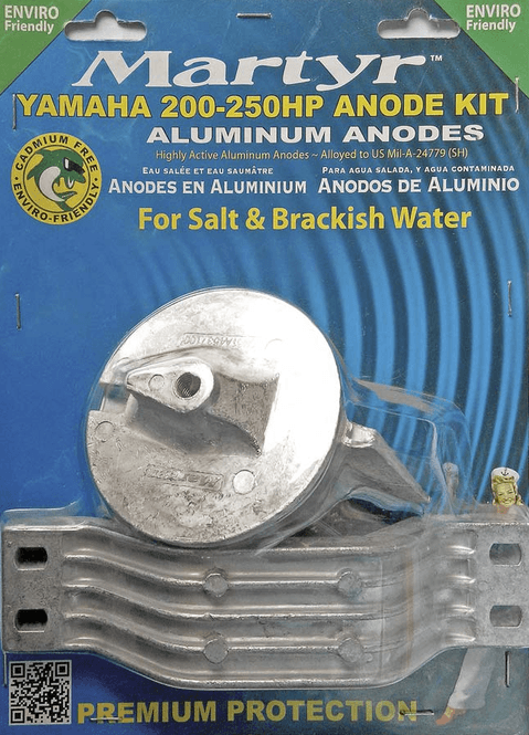 Hovedbilde Yamaha 200-250 Hk, 4 -Takt Anodesett, Alu, ...