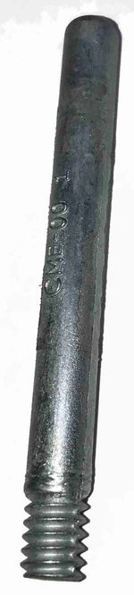 Hovedbilde Motor anode, u/hode (L: 51 mm, D: 6 mm), Zink, ...