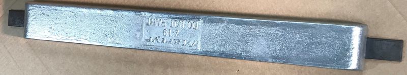Strømlinjeformet anode, Yrkesbruk, 10 Kg, Zink, CMZ19SZ