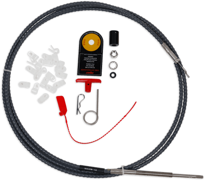 Hovedbilde Utl?serkabel til Fireboy Brannslukkere - 3.7m ...