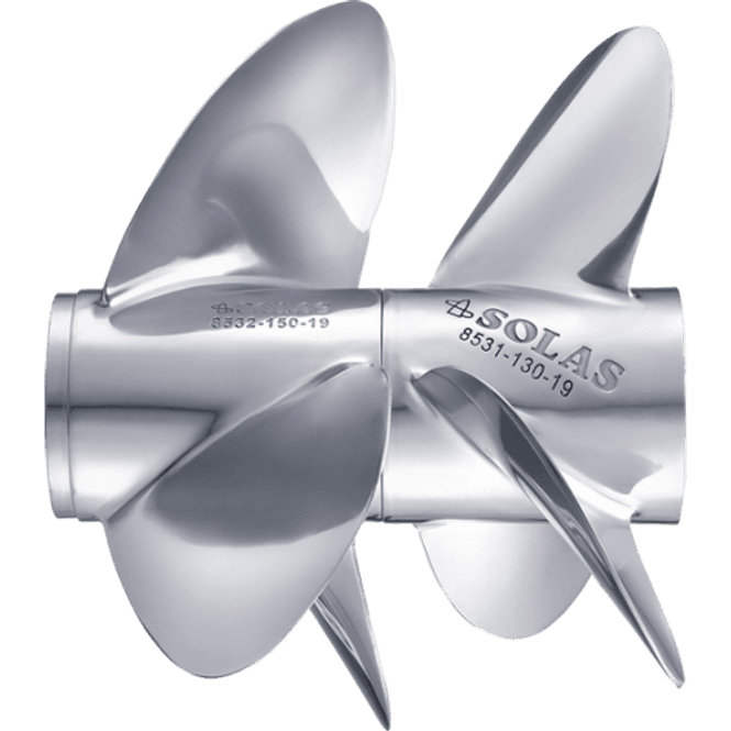Hovedbilde St?l propell, SOLAS, Volo Penta Dual Prop-sett - ...