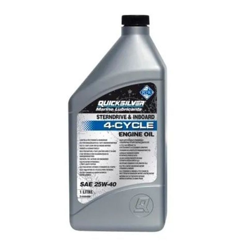 25W-40 Mineralsk 4-takts Marin Motorolje - 1 L