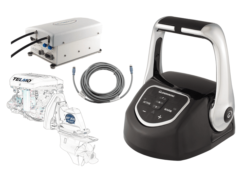 Glendinning Genesys Kit, 1 Innenbordsmotor, Svart-Std-12V