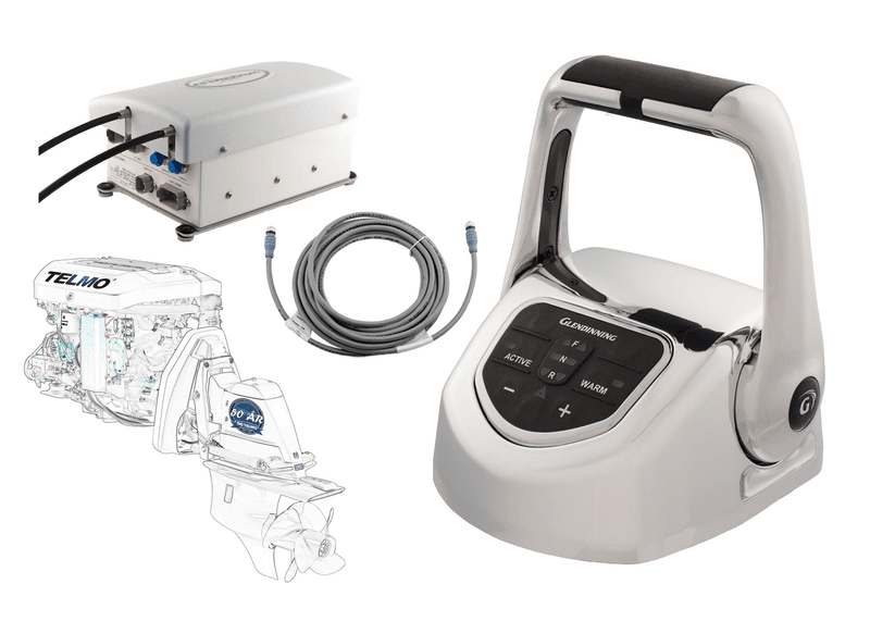 Glendinning Genesys Kit, 1 Innenbordsmotor, Krom-Std-24V