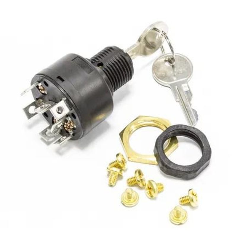 Siera Tenningsbryter, 4-posisjoner Acc/Off/Run/Start - 12V